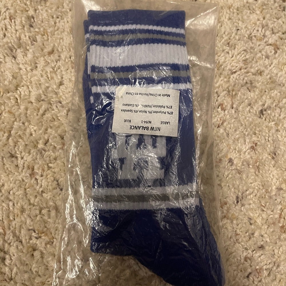 Dodgers New Balance Blue Socks